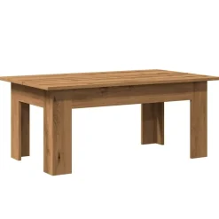 vidaXL Salontafel 100x60x42 cm bewerkt hout artisanaal eikenkleur