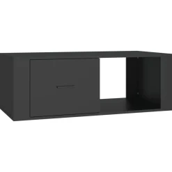 vidaXL Salontafel 100x50,5x35 cm bewerkt hout zwart