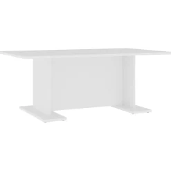 vidaXL Salontafel 103,5x60x40 cm bewerkt hout wit