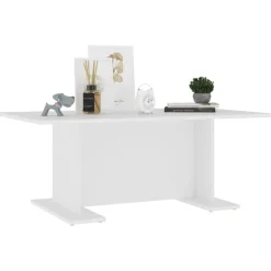 vidaXL Salontafel 103,5x60x40 cm bewerkt hout wit