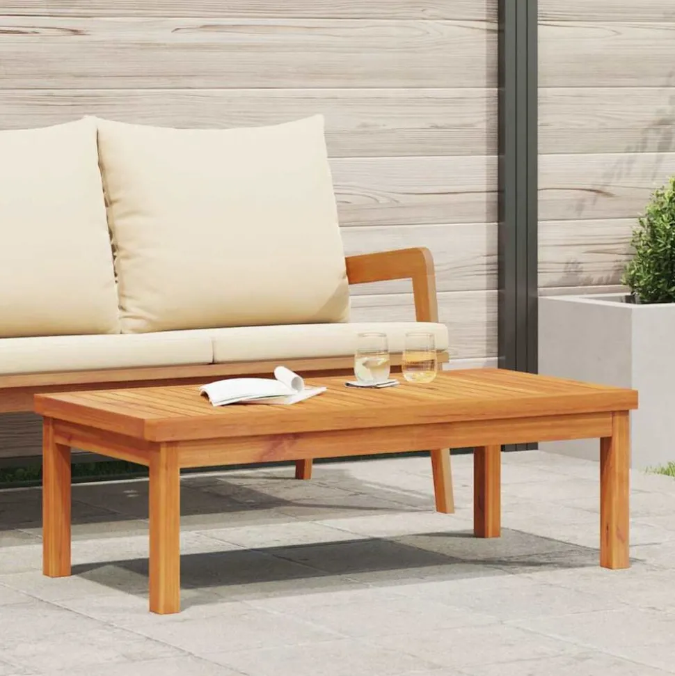 vidaXL Salontafel 100x50x33 cm massief acaciahout