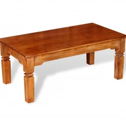 vidaXL Salontafel 110x60x45 cm massief hout