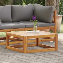 vidaXL Salontafel 68x68x29 cm massief acaciahout