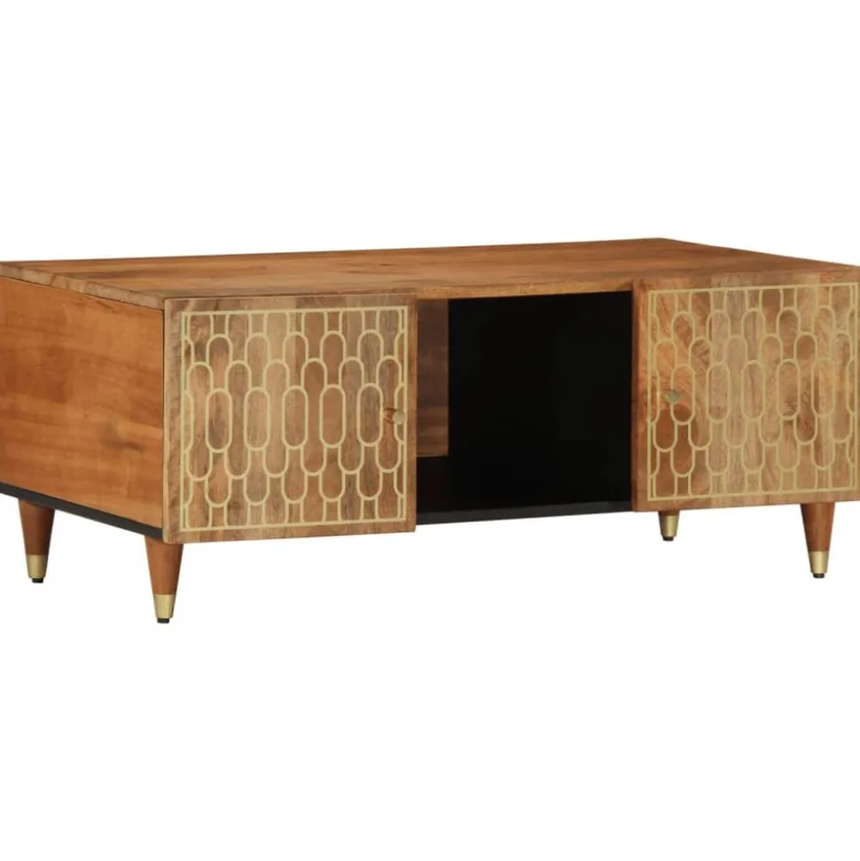vidaXL Salontafel 100x54x40 cm massief mangohout