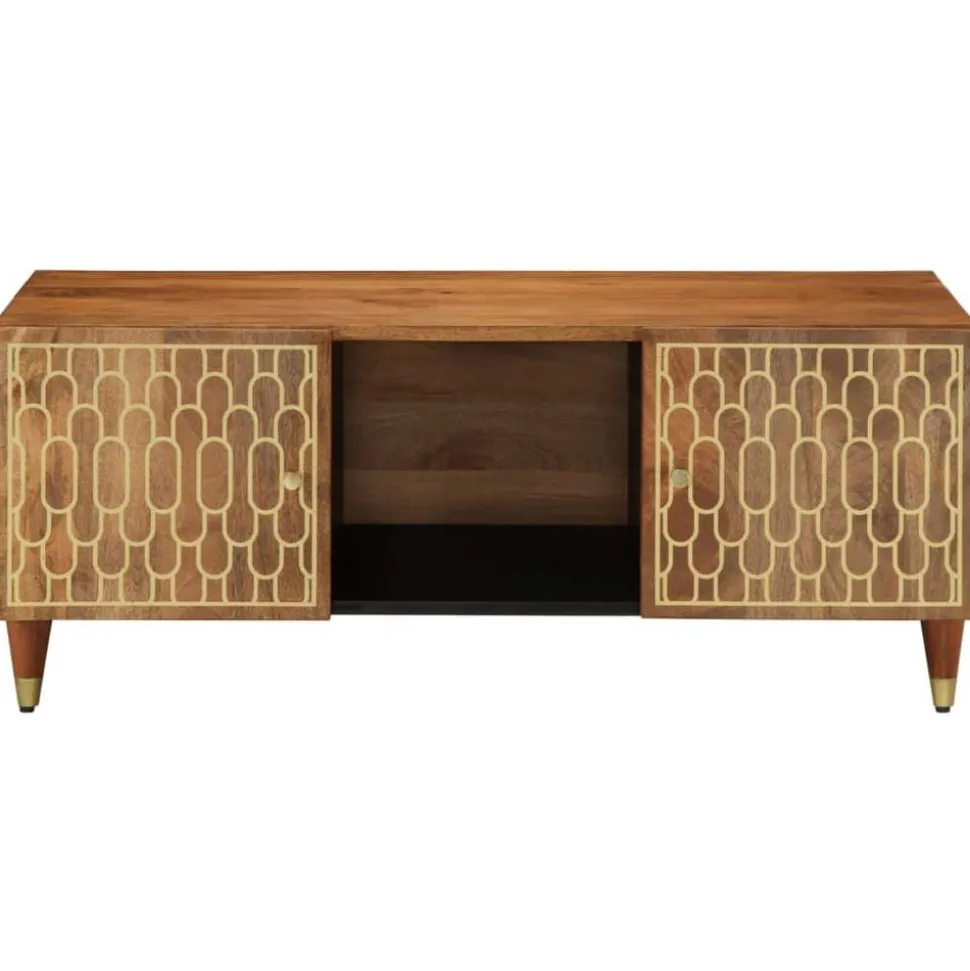 vidaXL Salontafel 100x54x40 cm massief mangohout