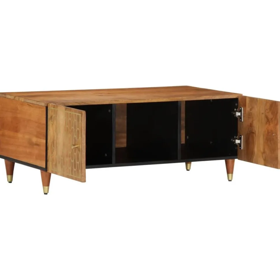 vidaXL Salontafel 100x54x40 cm massief mangohout