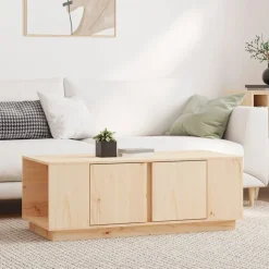 vidaXL Salontafel 110x50x40 cm massief grenenhout