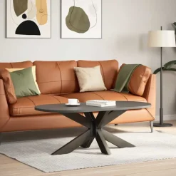 vidaXL Salontafelpoot spider vorm 98x58x(42-43) cm staal naturel