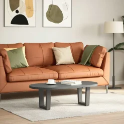 vidaXL Salontafelpoten 2 st V-vormig 30x(30-31,3) cm staal antraciet