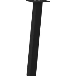 vidaXL Salontafelpoten 4 st 30 cm staal zwart