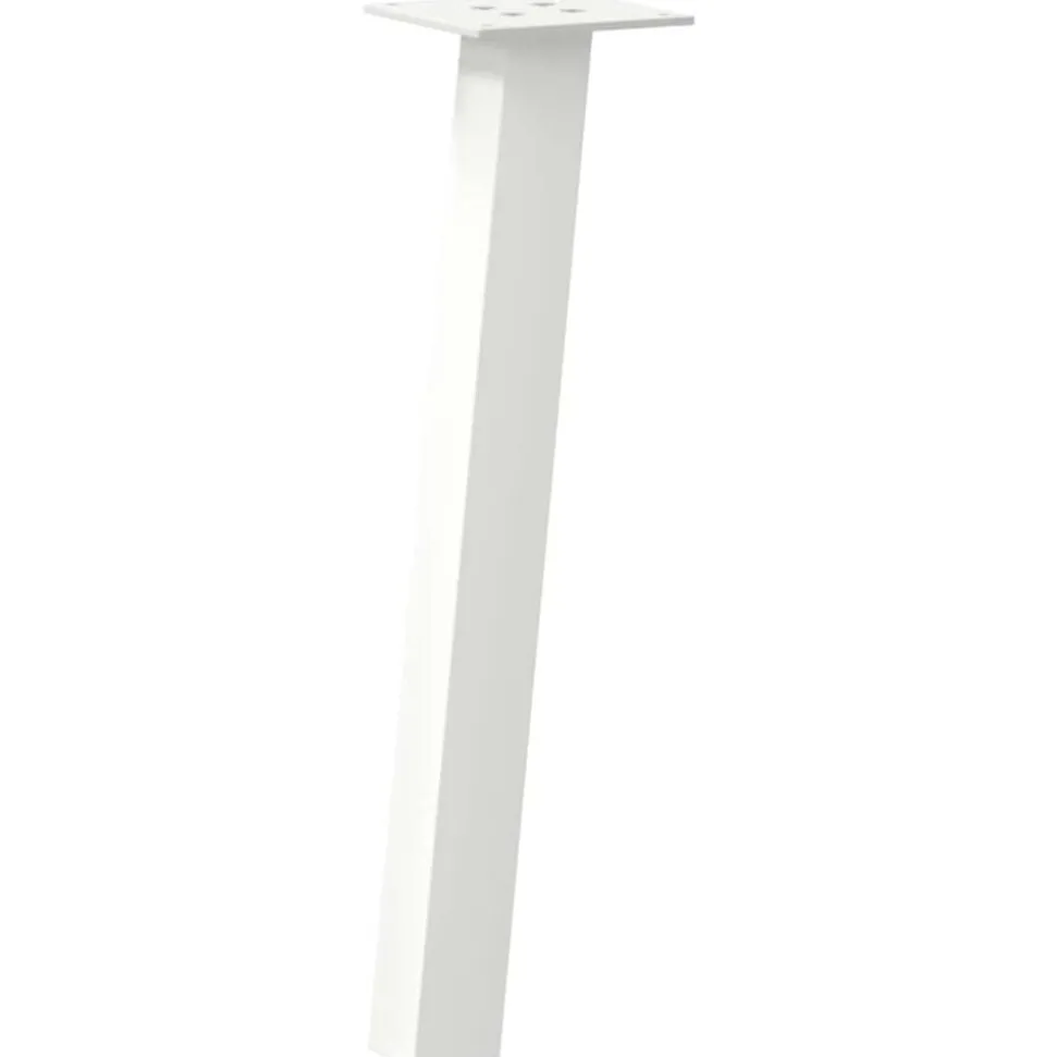vidaXL Salontafelpoten 4 st 30 cm staal wit