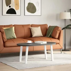 vidaXL Salontafelpoten 4 st 30 cm staal wit