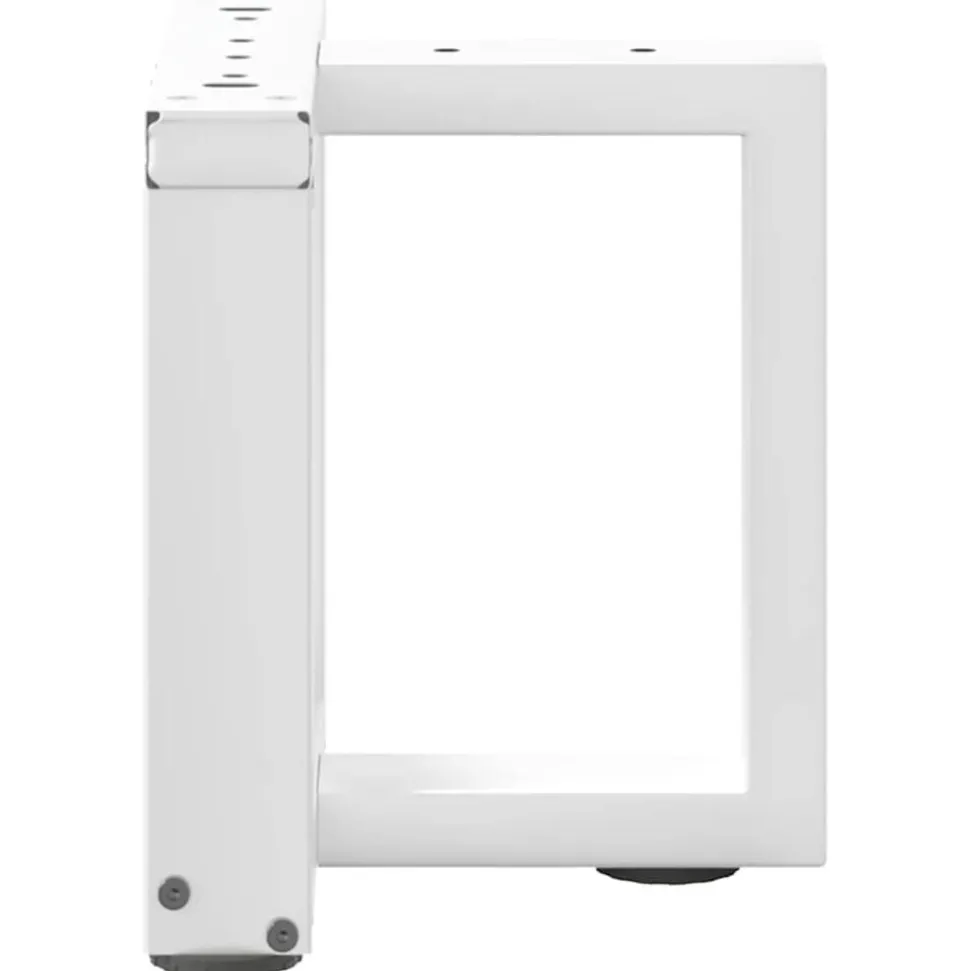 vidaXL Salontafelpoten 2 st T-vormig 30x25x(30-31) cm staal wit