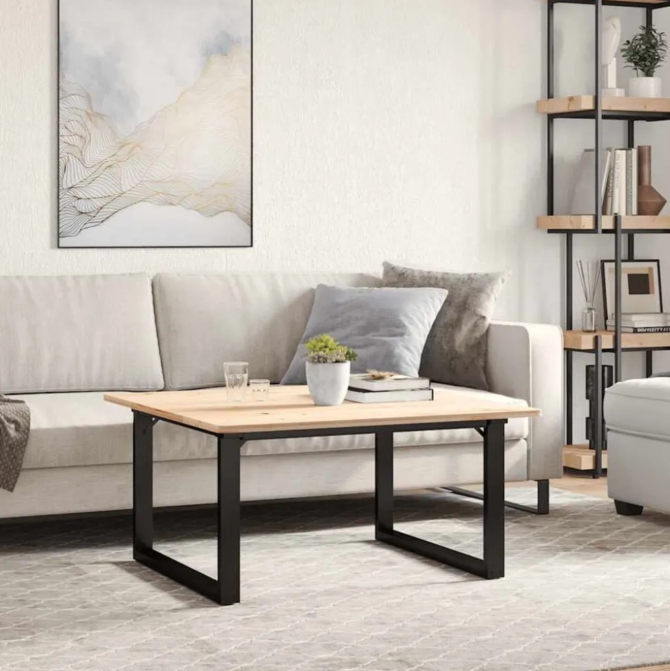 vidaXL Salontafelpoten O-frame 70x60x43 cm staal