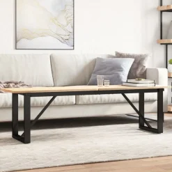 vidaXL Salontafelpoten O-frame 140x30x43 cm staal