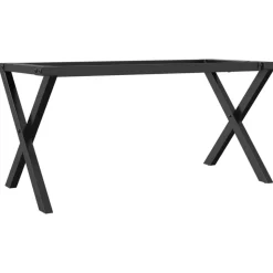 vidaXL Salontafelpoten X-frame 80x40x43 cm staal