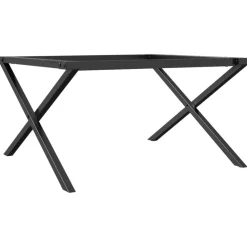 vidaXL Salontafelpoten X-frame 80x70x43 cm staal