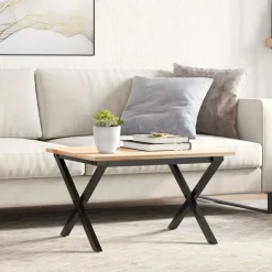 vidaXL Salontafelpoten X-frame 60x40x38 cm staal
