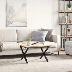 vidaXL Salontafelpoten X-frame 60x40x38 cm staal