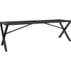 vidaXL Salontafelpoten X-frame 140x30x43 cm staal