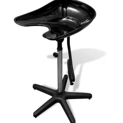 vidaXL Salonwastafel zwart