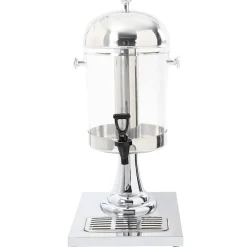 vidaXL Sapdispenser roestvrij staal 8 L