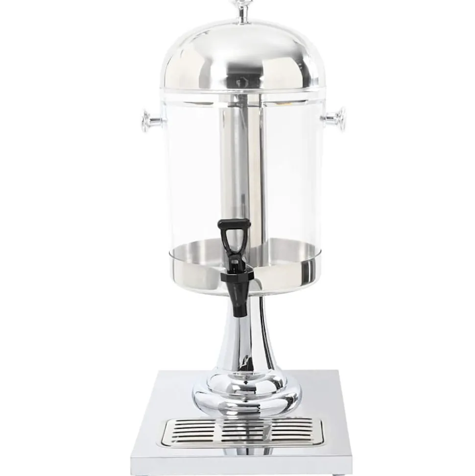 vidaXL Sapdispenser roestvrij staal 8 L