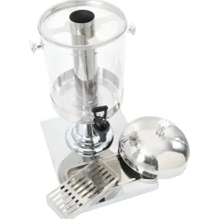 vidaXL Sapdispenser roestvrij staal 8 L