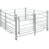 vidaXL Schaapskooi 4 panelen 137x137x92 cm gegalvaniseerd staal