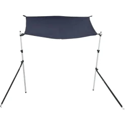 vidaXL Schaduwdoek T-top 170x170x(115-183) cm blauw