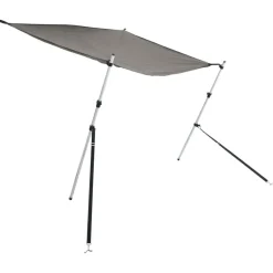 vidaXL Schaduwdoekset T-top 170x170x(113-182,5) cm antracietgrijs