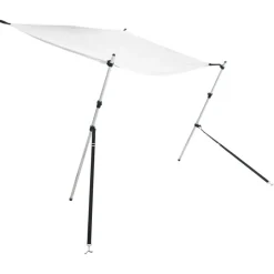 vidaXL Schaduwdoekset T-top 170x170x(113-182,5) cm wit