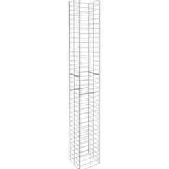 vidaXL Schanskorven 3 st 25x25x197 cm gegalvaniseerd staal