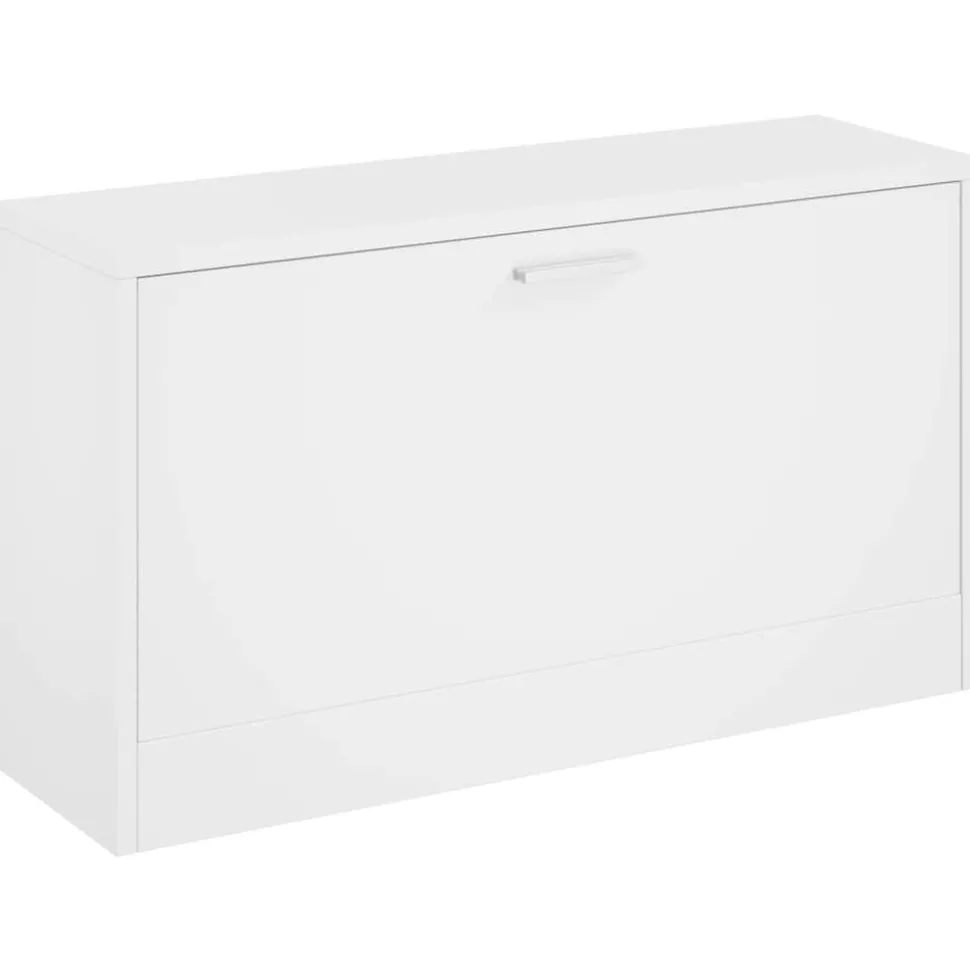 vidaXL Schoenen opbergkast 80x24x45 cm wit