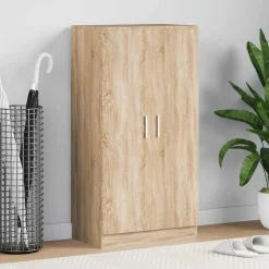 vidaXL Schoenenkast 7 planken eiken