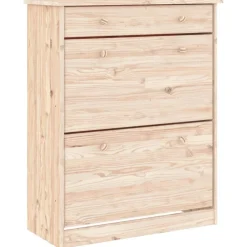 vidaXL Schoenenkast ALTA 77x35x96 cm massief grenenhout