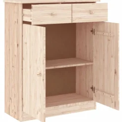 vidaXL Schoenenkast ALTA 77x35x96 cm massief grenenhout