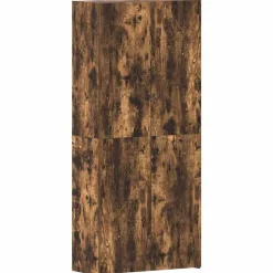 vidaXL Schoenenkast Multikleur 80 x 35.5 x 180 cm Bewerkt hout