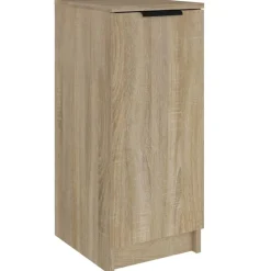 vidaXL Schoenenkast 30x35x70 cm bewerkt hout sonoma eikenkleurig