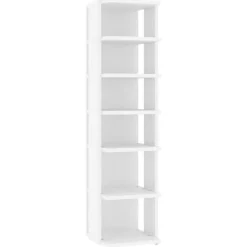 vidaXL Schoenenkast 27,5x27x102 cm bewerkt hout wit