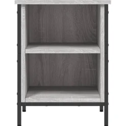 vidaXL Schoenenkast 38x35x50 cm bewerkt hout grijs sonoma eikenkleurig