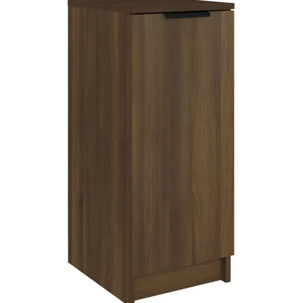 vidaXL Schoenenkast 30x35x70 cm bewerkt hout bruin eikenkleur