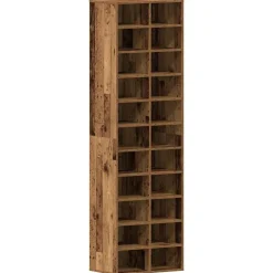 vidaXL Schoenenkast 54x34x183 cm spaanplaat oud hout
