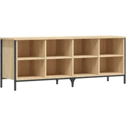 vidaXL Schoenenkast 131x35x50 cm bewerkt hout sonoma eikenkleurig