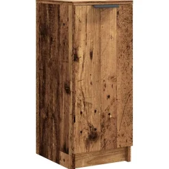 vidaXL Schoenenkast 29,5x35x70 cm bewerkt hout oud houtkleurig