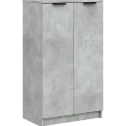 vidaXL Schoenenkast 59x35x100,5 cm bewerkt hout betongrijs