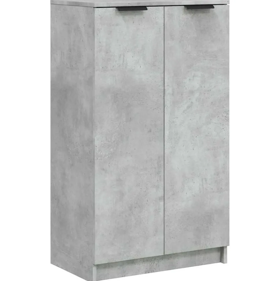 vidaXL Schoenenkast 59x35x100,5 cm bewerkt hout betongrijs