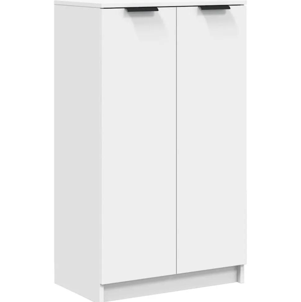 vidaXL Schoenenkast 59x35x100,5 cm bewerkt hout wit
