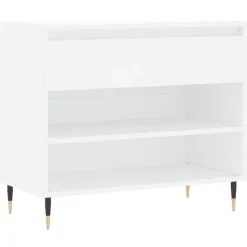 vidaXL Schoenenkast 70x36x60 cm bewerkt hout wit