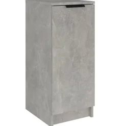 vidaXL Schoenenkast 30x35x70 cm bewerkt hout betongrijs